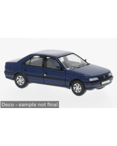 Peugeot 405, dunkelblau, 1987