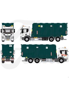 Scania P370 mit Hakenarmaufbau "PreZero"