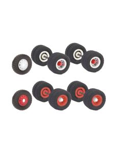 Radsätze Anhänger/ Auflieger 2-teilige Felgen, Reifen 10.00-20 mit Straẞenprofil