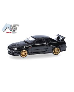 Nissan GTR 34, schwarz
