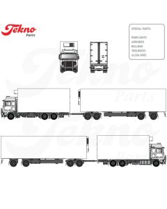 Volvo F Globetrotter Swedish Combination, Bausatz