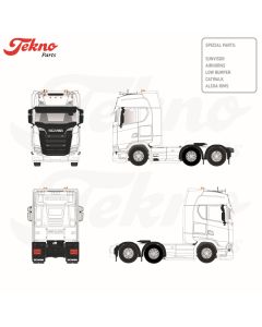 Scania NGS Highline 6x2, Bausatz