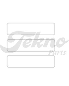 Decalset Volvo Kühlergrillrahmen F16 silber