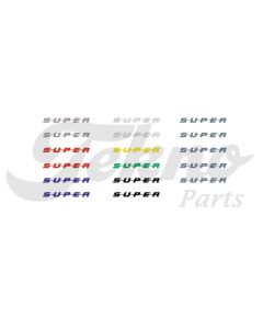 Decalset Scania SUPER Logo