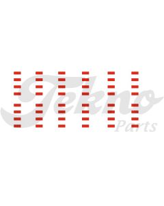 Decal Markierungsleuchten, rot
