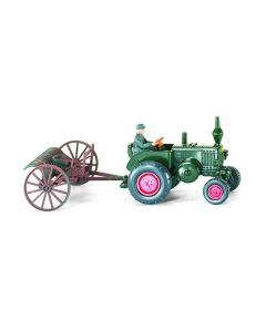 Lanz Bulldog Schlepprechen mit Traktor