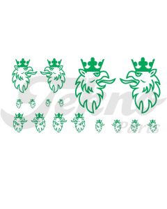 Decalset Scania Greif grün