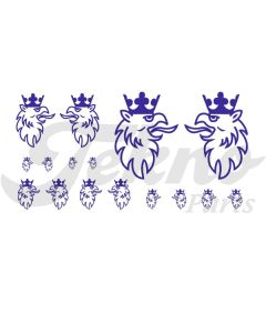 Decalset Scania Greif blau