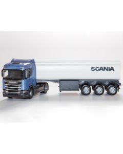 Scania R450 Tanksattelzug metallicblau