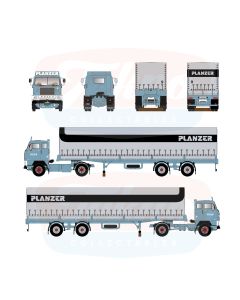 Volvo F88 mit Klassik-Planenauflieger "Planzer"