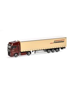 MAN TGX GX Gardinenplanen-Sattelzug "Schönholzer"