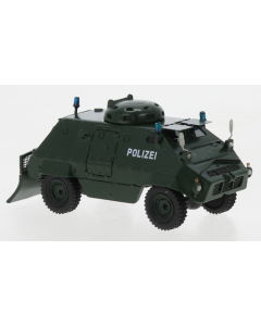 Thyssen UR-416 mit Räumschaufel, dunkelgrün, 1975, Polizei