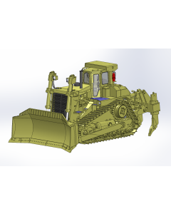 Cat D10 SU- Blade with Single Shank Ripper