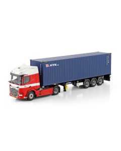 DAF XF SH My25 4x2 mit FLEX Containerauflieger "Design Logistics"