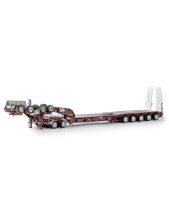 Tieflader Swingwing 5x8 mit Dolly 2x8, vintage burgundy