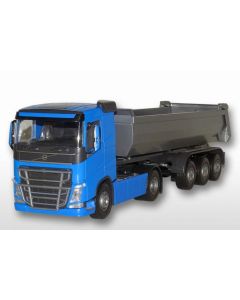 Volvo FH04 mit 3a Kippauflieger, blau