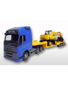 VOLVO FH04 GL 6x4/Tieflader/Bagger Blau