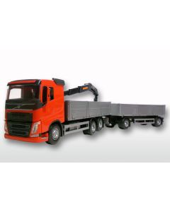 Volvo FH4 offener Hängerzug rot