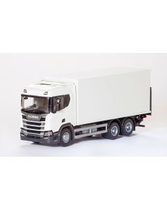 SCANIA CS20H 6x4 mit Kofferaufbau  weiss