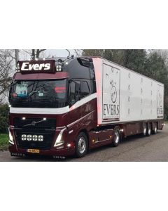 Volvo FH5 Gl. XL 4x2 mit ISO Therm Viehauflieger "Evers"