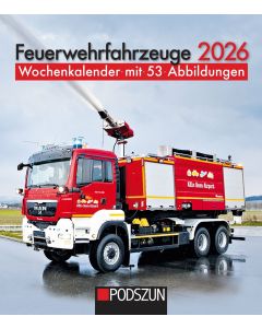 Wochenkalender Feuerwehrfahrzeuge 2026 