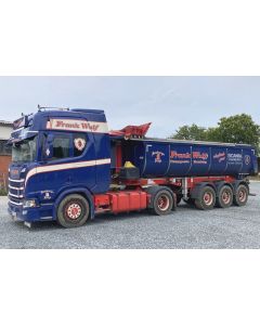 Scania R HL CR20H 4x2 mit Kippauflieger "Frank Wulf"