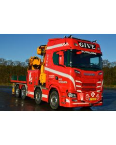 Scania S HL CS20H 8x4 mit Palfinger PK 165.002 TEC 7 "Give"