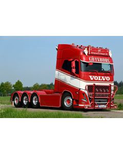 Volvo FH5 Gl. 8x4 mit Hakenarm + Asphaltmulde "JH Entreprenad & Transport"