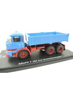 Krupp F360 6x4 Dreiseitenkipper blau