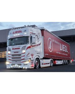 Scania S HL CS20H 4x2 mit Planenauflieger "Liegl"