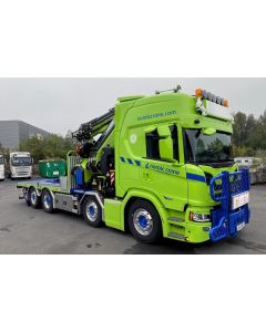 Scania R HL CR20H 8x2 mit Fassi 1100 + JIB "Nordic Crane Kynningsrud"
