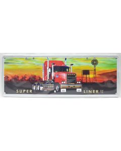 Schild Mack Super Liner 37x13cm