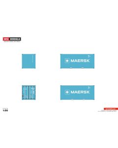 20ft Container, blau "Maersk"