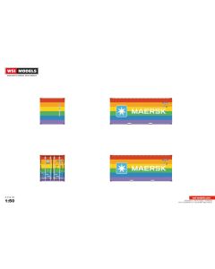 20ft Container, Rainbow "Maersk"