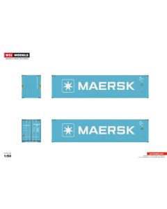 40ft Container, blau "Maersk"