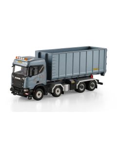 Scania R Normal CR20N 8x4 mit Hakenarmsystem + 40m3 Mulde