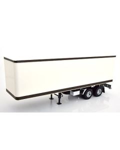 Semi-Trailer weiß/schwarz