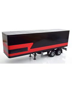 Semi-Trailer schwarz/rot