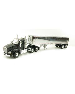 Kenworth T880 6x4 mit East Genesis Kippauflieger, schwarz