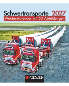 Kalender Schwertransporte 2027
