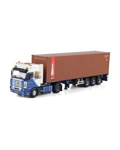 Scania 3-Serie Streamline 4x2 mit Flex Containerauflieger "Wilbert Kuipers"